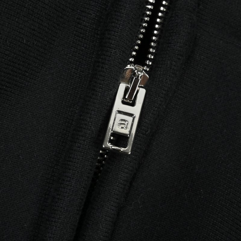 Essentials Black Cropped Zip-Up Jacket view
