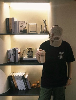 Stüssy Black Skull Graphic Short Sleeve T-Shirt view 5