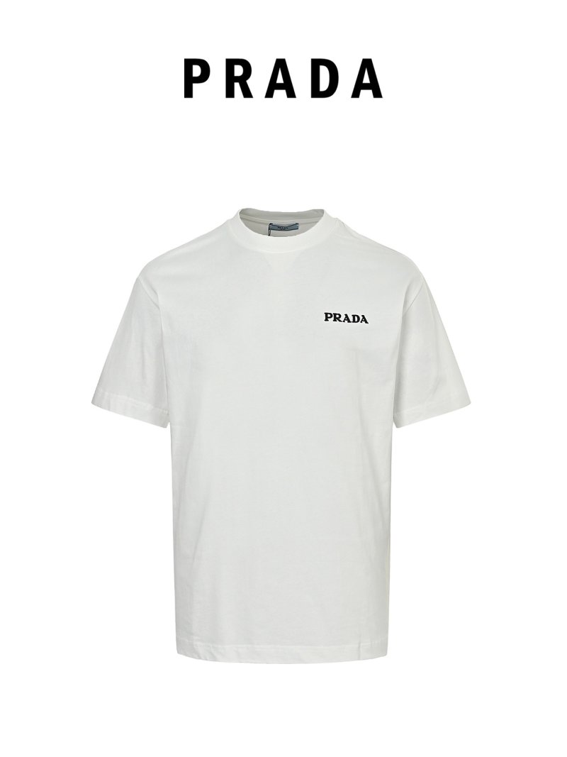 Prada White Logo T-Shirt view