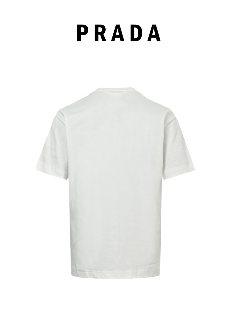 Prada White Logo T-Shirt view