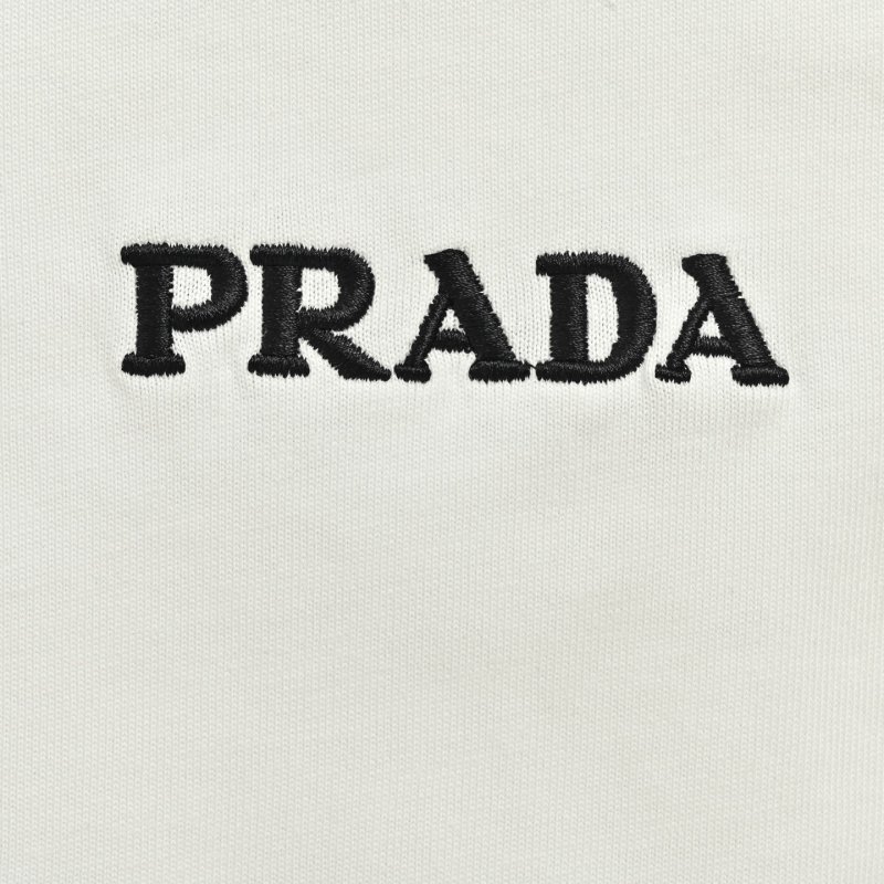 Prada White Logo T-Shirt view