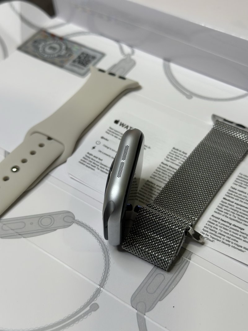 Apple Watch Series 10 46mm Titanium Silver Smart Watch UA view