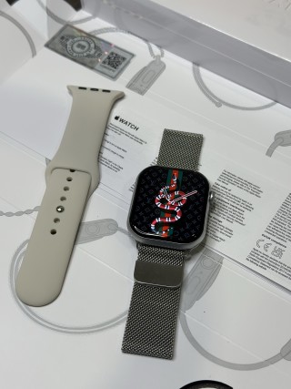 Apple Watch Series 10 46mm Titanium Silver Smart Watch UA view 8