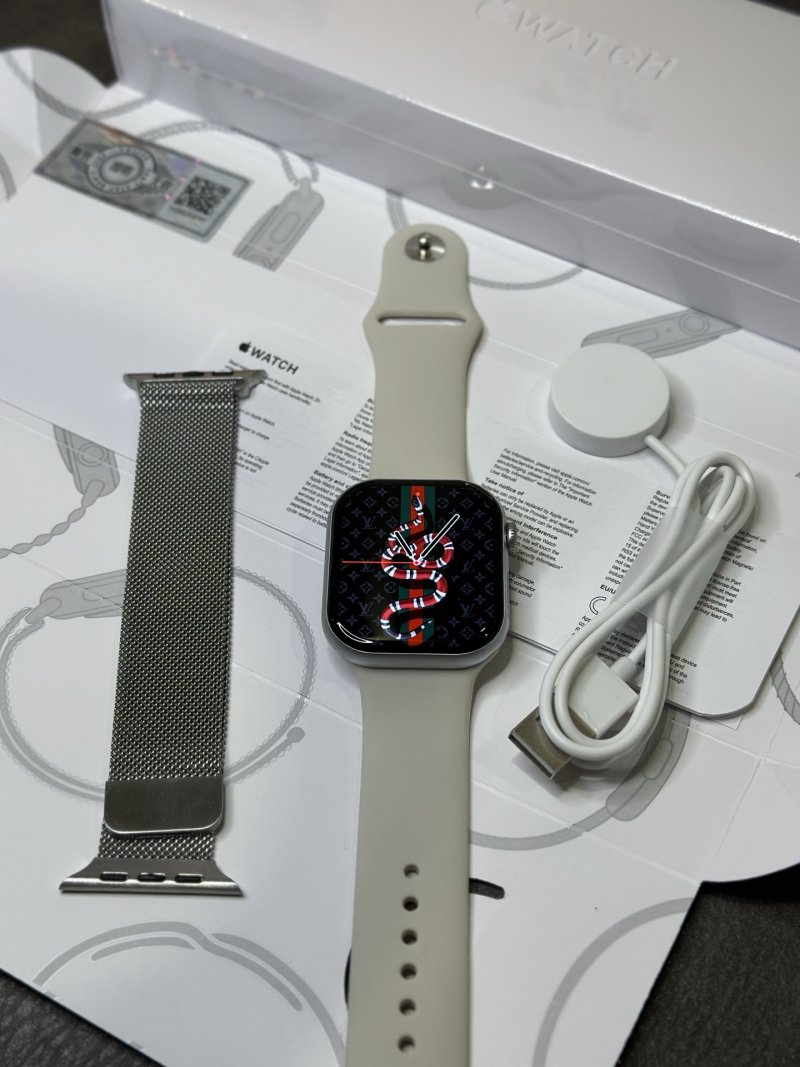 Apple Watch Series 10 46mm Titanium Silver Smart Watch UA view