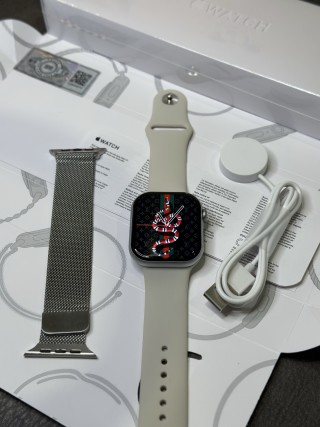 Apple Watch Series 10 46mm Titanium Silver Smart Watch UA view 9