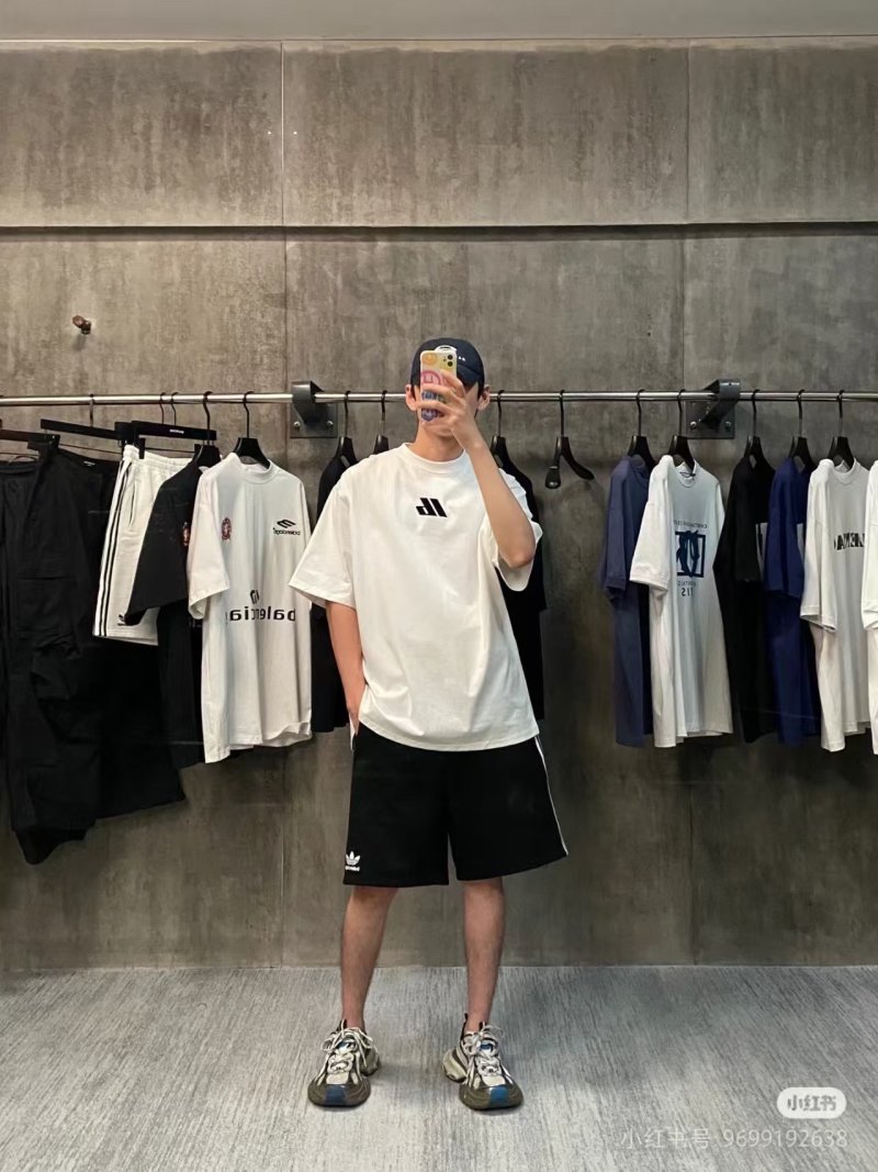 Essentials White Logo Short Sleeve T-Shirt view