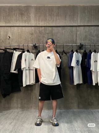 Essentials White Logo Short Sleeve T-Shirt view 2