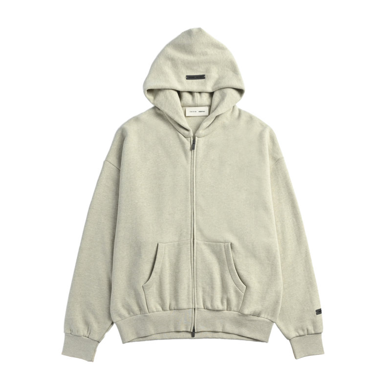 Essentials Fear of God Oatmeal Hoodie view