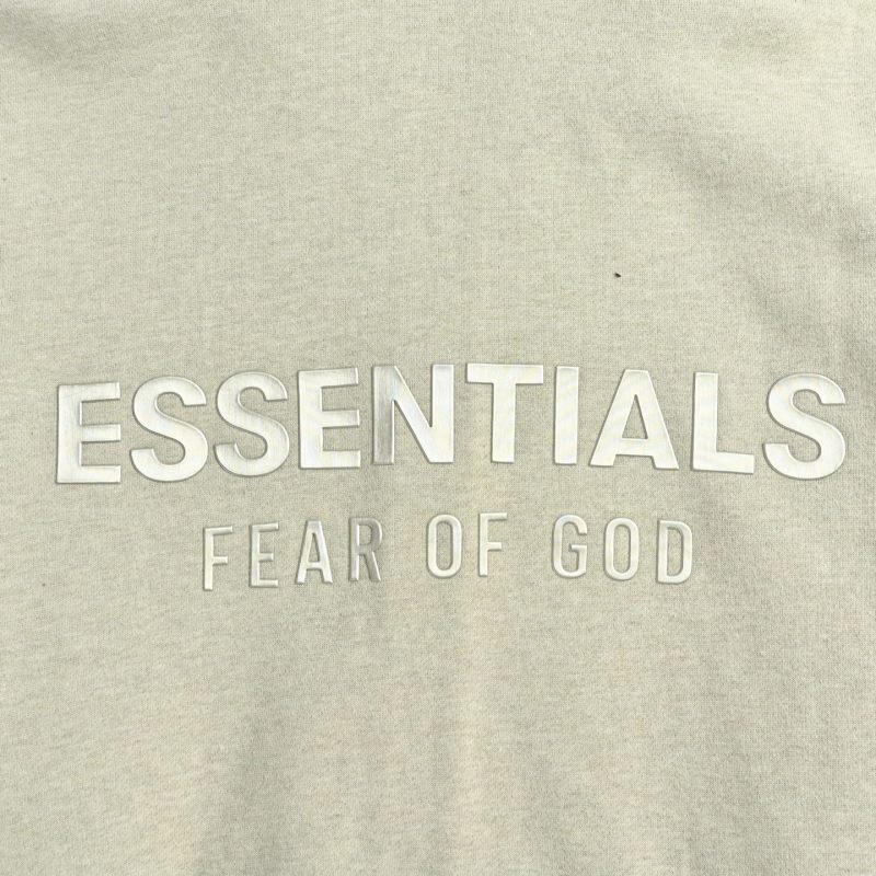 Essentials Fear of God Oatmeal Hoodie view