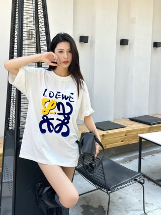 Loewe Anagram White T-Shirt view 4