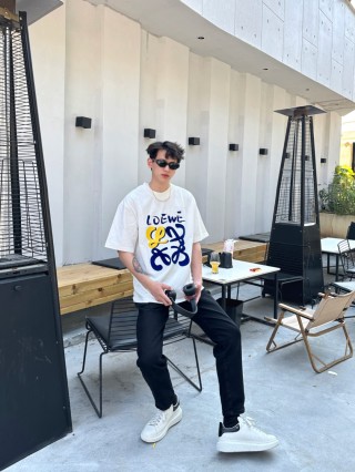 Loewe Anagram White T-Shirt view 8