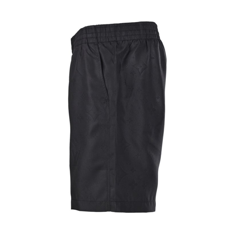 Louis Vuitton Monogram Nylon Beach Shorts Black view