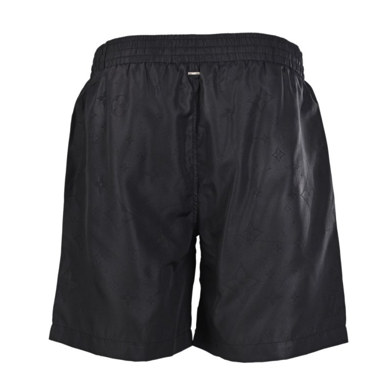 Louis Vuitton Monogram Nylon Beach Shorts Black view