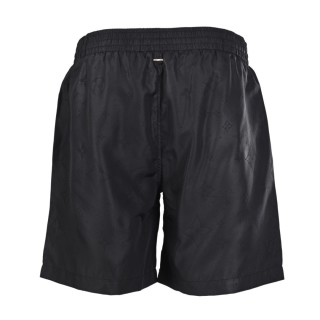 Louis Vuitton Monogram Nylon Beach Shorts Black view 3