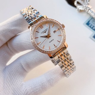Longines Classic Two-Tone Diamond Bezel Quartz Watch