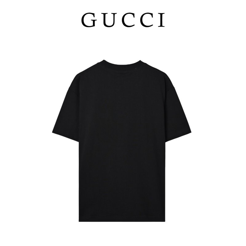 Gucci Musical Trumpet Orange Pumpkin Black T-Shirt view