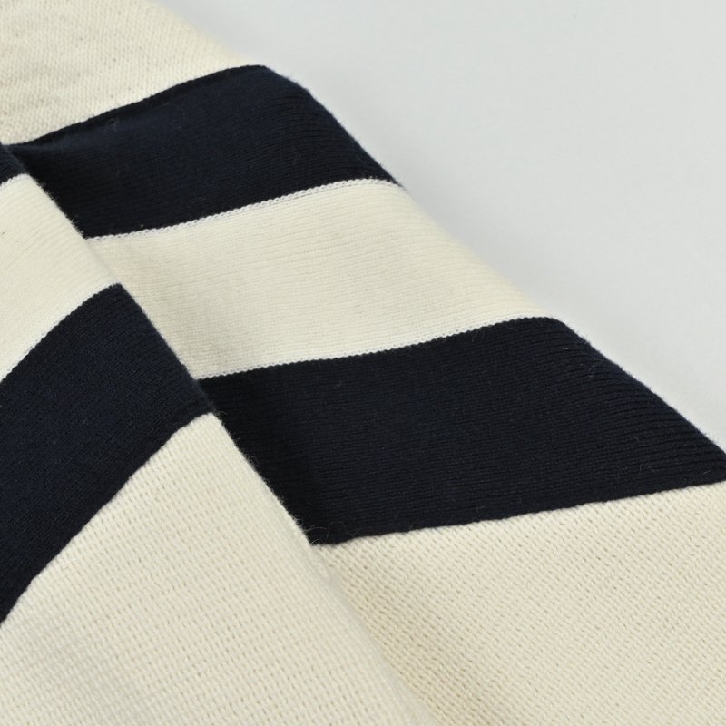Louis Vuitton Monogram Stripe Zip Jacket Cream & Navy view