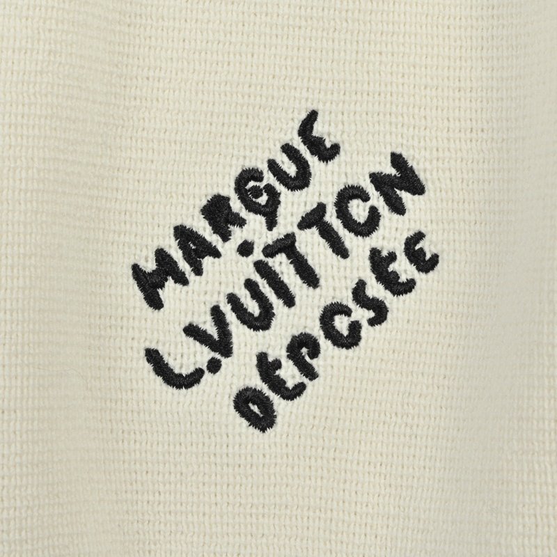 Louis Vuitton Monogram Stripe Zip Jacket Cream & Navy view