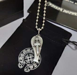 Chrome Hearts Silver Whistle Pendant Necklace view 3