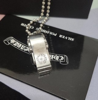 Chrome Hearts Silver Whistle Pendant Necklace view 4
