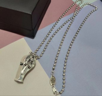 Chrome Hearts Silver Whistle Pendant Necklace view 9
