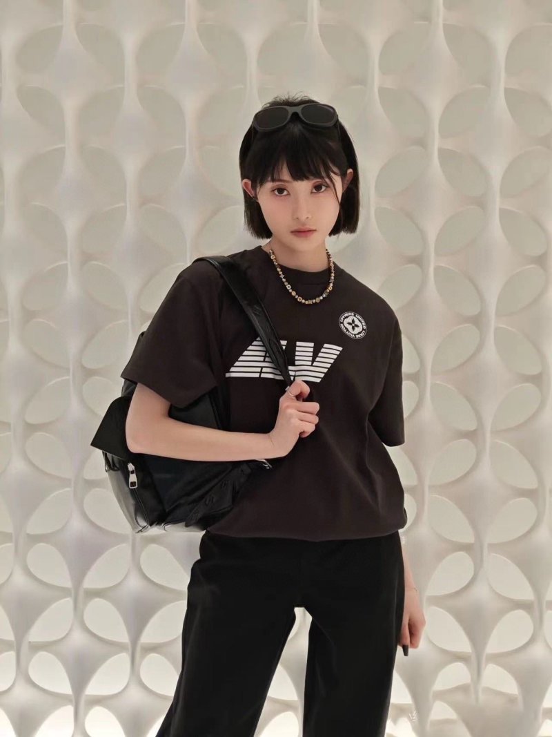Black Graphic Short Sleeve T-Shirt with Embroidered Logo view