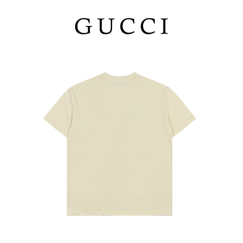 Gucci Teddy Bear Graphic White T-Shirt view