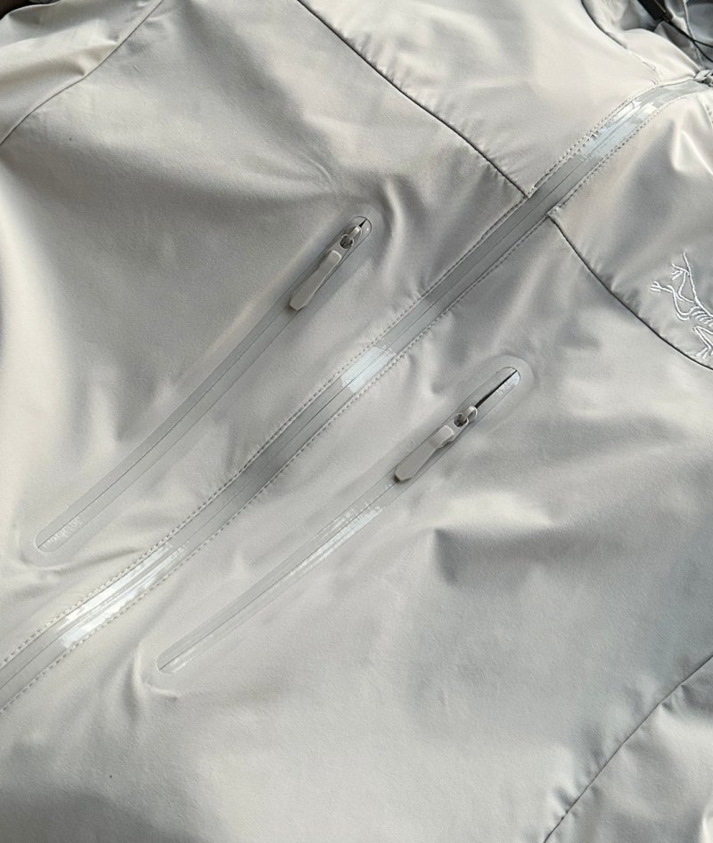 Arc'teryx Lightweight Hooded Sun Protection Jacket - Cream view