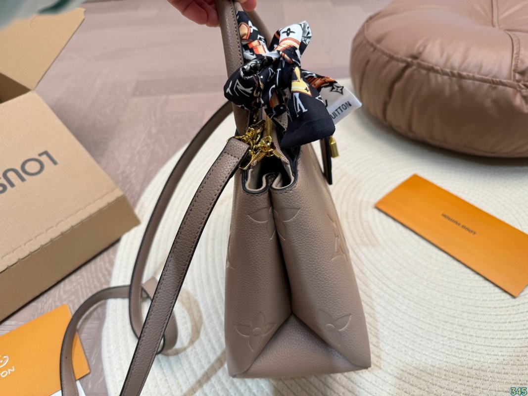 Louis Vuitton Montaigne Beige Monogram Tote Bag view