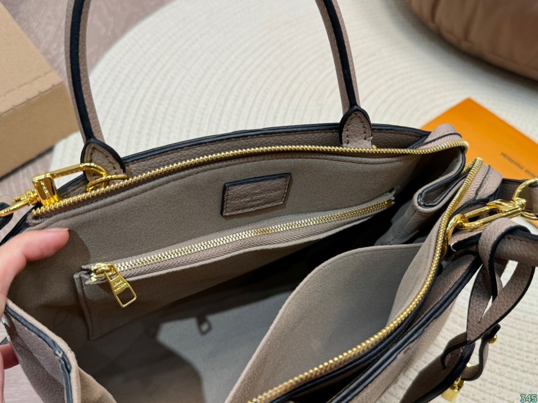 Louis Vuitton Montaigne Beige Monogram Tote Bag view