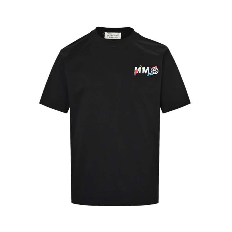 MM6 Maison Margiela Logo Black T-Shirt view