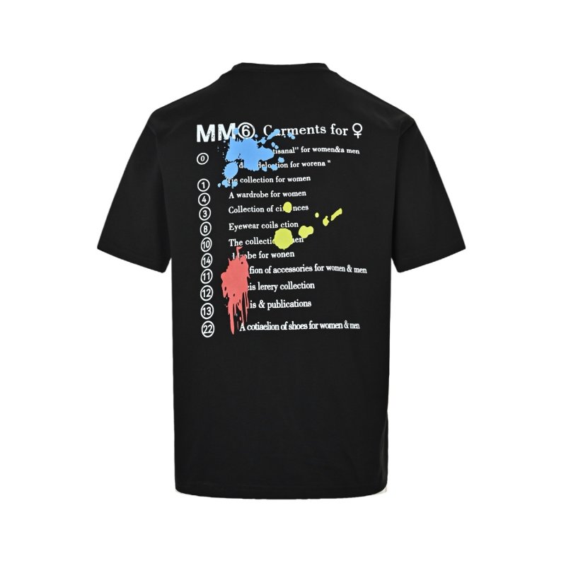 MM6 Maison Margiela Logo Black T-Shirt view