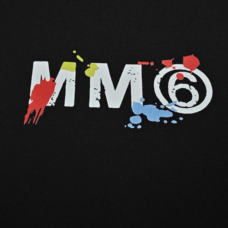MM6 Maison Margiela Logo Black T-Shirt view