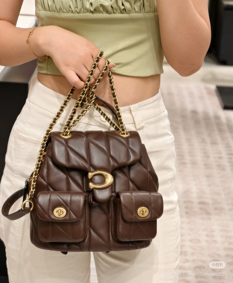 Chloe C Quilted Black Shoulder Bag view