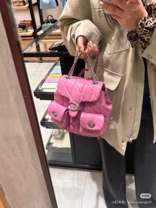 Chloe C Quilted Black Shoulder Bag view 6