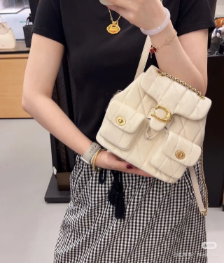 Chloe C Quilted Black Shoulder Bag view 8