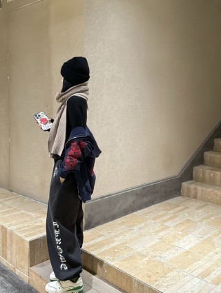 Chrome Hearts Black Logo Joggers view 3