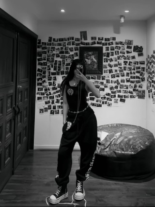 Chrome Hearts Black Logo Joggers view 4