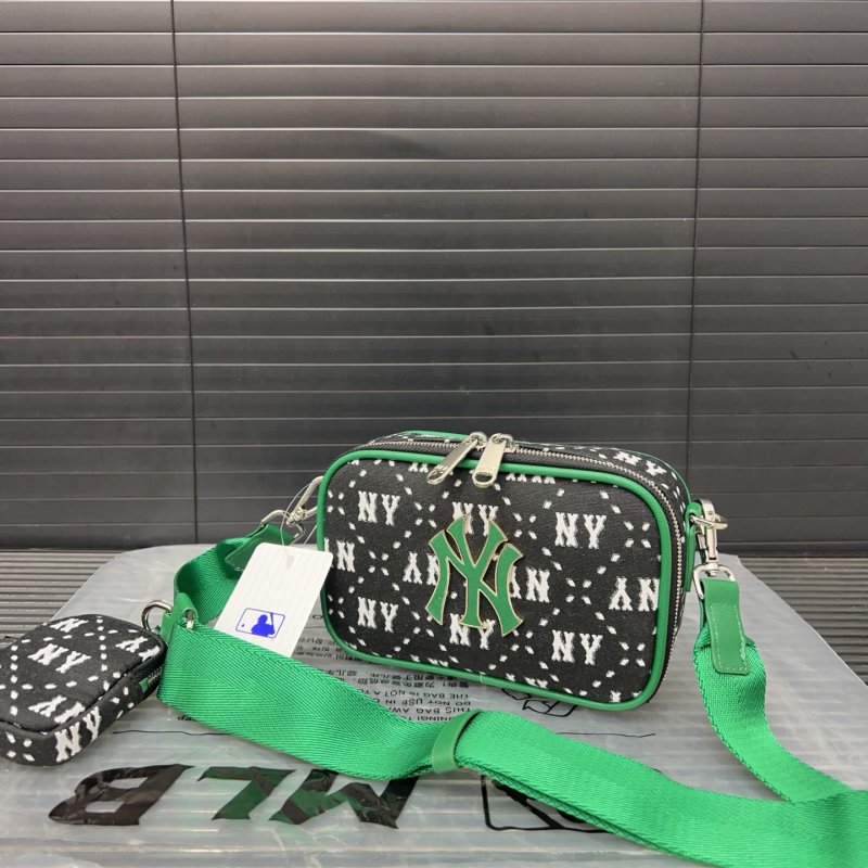 MLB NY Monogram Crossbody Camera Bag Black & Green view