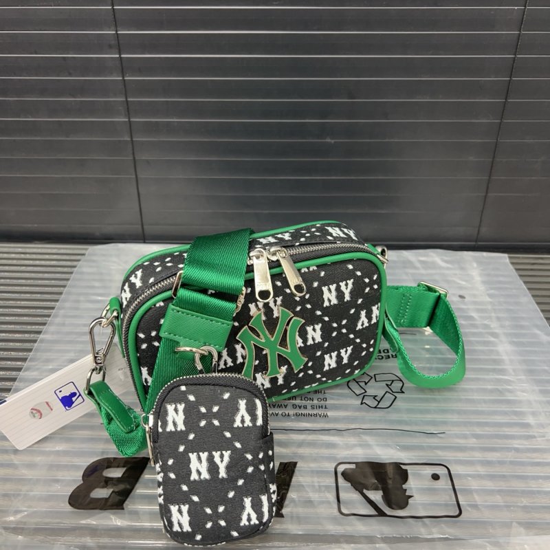 MLB NY Monogram Crossbody Camera Bag Black & Green view