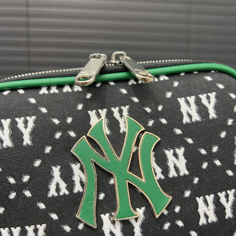 MLB NY Monogram Crossbody Camera Bag Black & Green view