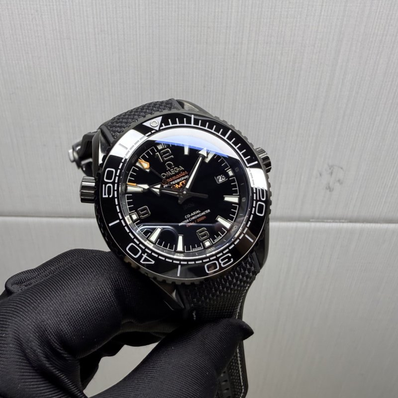 Omega Seamaster 600m GMT Black Dial Automatic Watch view