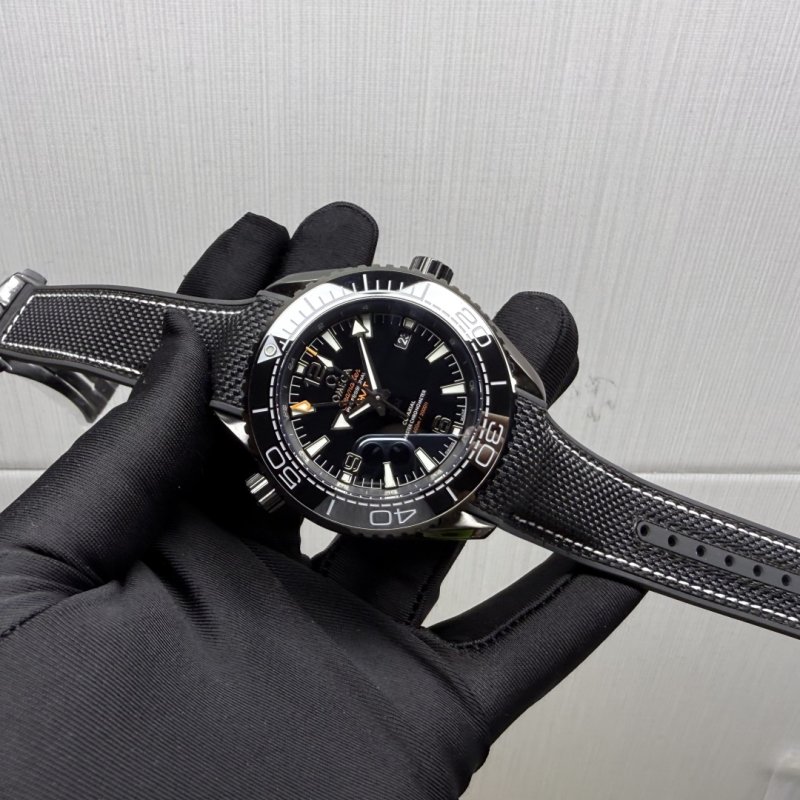 Omega Seamaster 600m GMT Black Dial Automatic Watch view