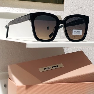Miu Miu SMU 107Z Tortoiseshell Square Sunglasses view 2
