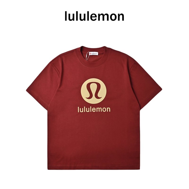 Lululemon Burgundy Logo T-Shirt view