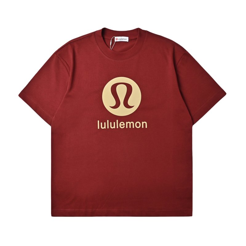 Lululemon Burgundy Logo T-Shirt view