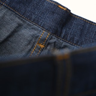 Louis Vuitton Camouflage Denim Shorts - Navy view 5