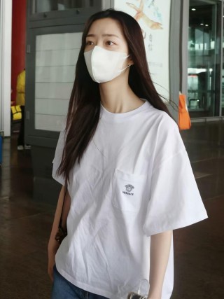 Versace White Logo T-Shirt view 3
