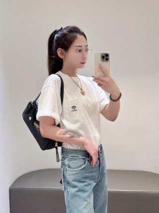 Versace White Logo T-Shirt view 5