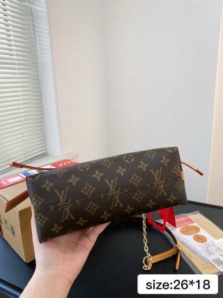 Louis Vuitton Carryall Monogram Gold Chain Shoulder Bag view 8